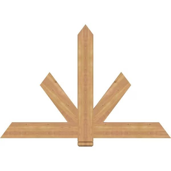 Kennewick Timber Gable Bracket, Western Red Cedar, 60